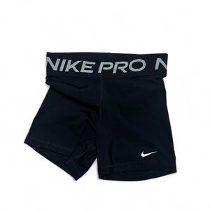 Nike Pro Black and White Athletic Shorts